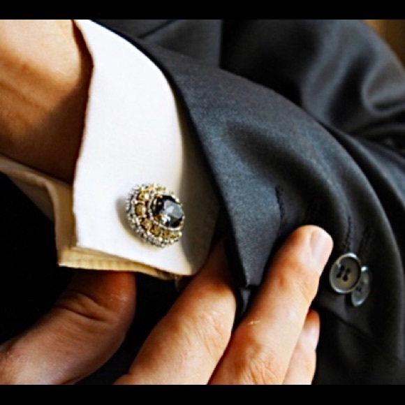 CUFFLINKS - Swarovski Aurora - Picture 6 of 7